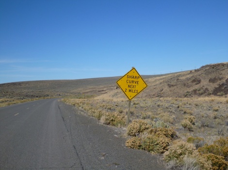 A favorite sign on any big descent